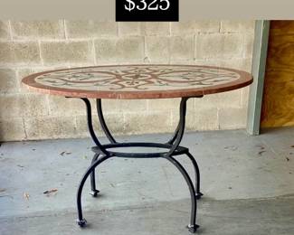 Oval Specimen marble & iron