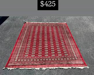 8’ x 10’ vintage Bokhara rug. Ex. Condition 