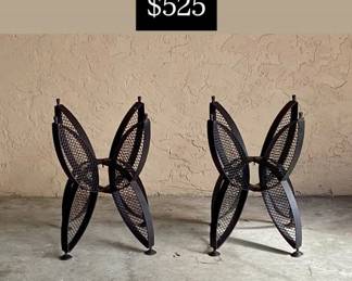 1940’s John Salterini Butterfly table bases. Need Tops