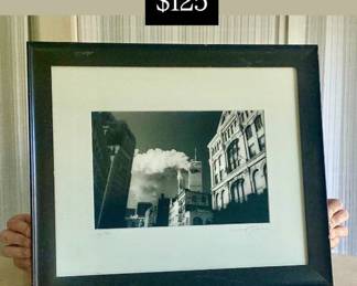 Framed 9/11 signed photograph 