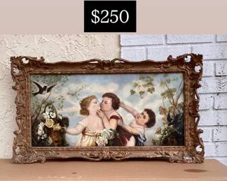  Signed & dated 1891 ?oil on canvas