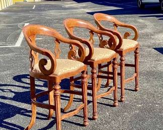 3 Minton Spidell counter stools