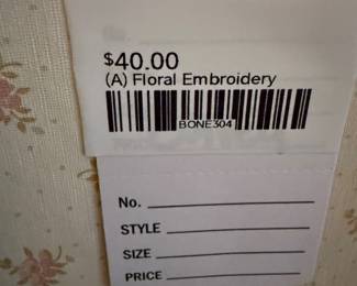 (A) Floral Embroidery