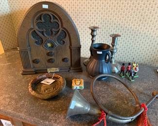 Wendland Pottery Cow Dish, Candle Holders