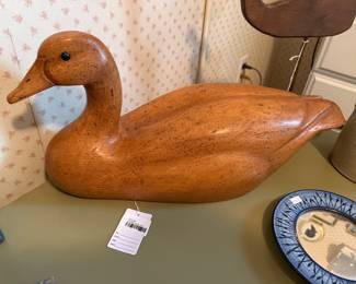 Wooden Decoy Duck