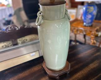 Celadon lamp