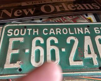 Collection license plates 