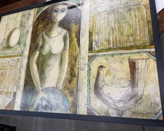 Rossini MCM oil painting