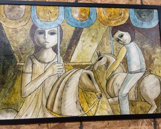 Rossini MCM oil painting