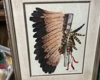 One of three works by Garnet Buster