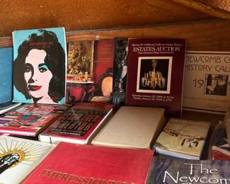 Large collection art books