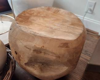Hand Hewn Foot Stool