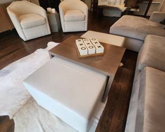 Leather Modular Coffee Table