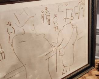 Dufy Drawings, At the Races