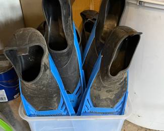 U.S. Divers Blue Diving Fins