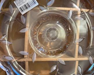 Mikasa Autumn Vine 9" Crystal Plate