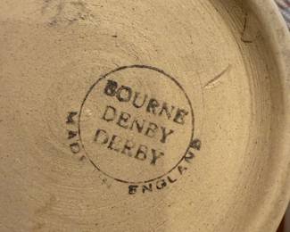 1930s Bourne Denby Derby Cream Pottery Jug