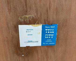 Tell City Early American Maple Wall Mirror with Eagle Motif