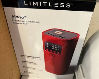 Limitless AirPro Portable Air Compressor & Power Bank