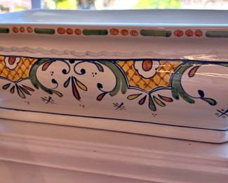 Italian Pottery Rectangular Planter