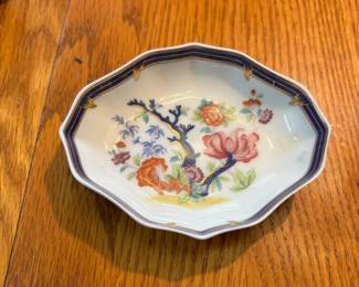 Raynaud Limoges Floral Hand Painted Porcelain Trinket Dish