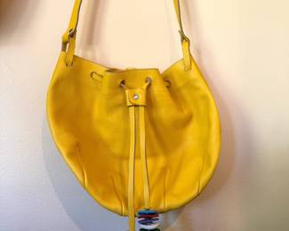 Ibiz Roma Yellow Goccia Shoulder Bag