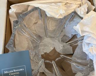 Miller Rogaska Lumina Crystal Centerpiece Bowl