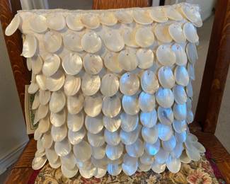 Pearl Shell Decorative Pillow