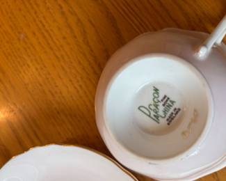 Paragon Bone China Pale Pink Floral Teacup & Saucer