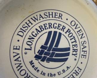 Longaberger Pottery Woven Traditions Pitcher