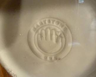 1976 Hartstone Floral Hand-painted Pottery Pitcher