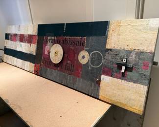 Large Mixed Media Collage Board