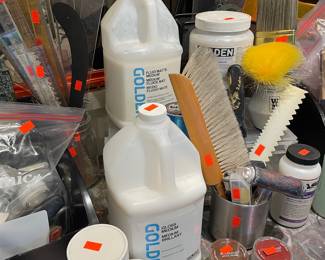 Golden Fiber Paste,&nbsp;Golden Absorbent Ground,&nbsp;Golden Gel Medium, Golden Fluid Matte Medium, Golden Gloss Medium