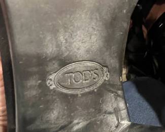 Tod's Black Suede Ankle Boots