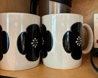 Pair of TAG Kyoto Flower Mugs