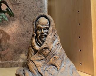 Japanese Pottery Daruma Figure – Signed by Artist