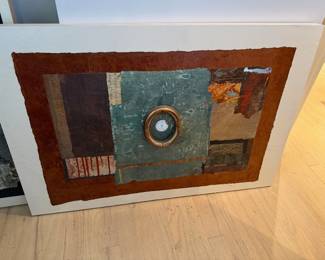 2022 Mixed Media Artwork on Board "1965" by Danielle Cavallier