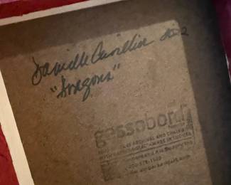 2022 Mixed Media Artwork on Board "Dragon" by Danielle Cavilier