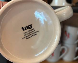 Pair of TAG Kyoto Flower Mugs