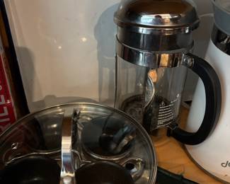 Stainless Steel Egg Poacher Pan, Bodum Chambord French Press Coffee Maker