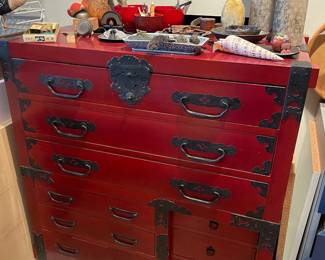 Circa 19th Century Japanese Tansu Chest