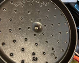 Staub Dark Blue 7-Quart Round Dutch Oven