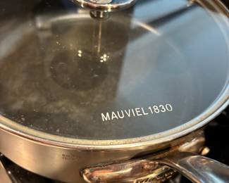 Mauviel 1830 M'Cook 5-Ply Stainless Steel Lidded Sauté Pan
