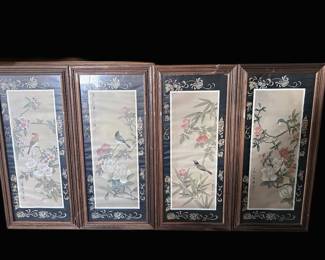 Silk artwork from Japan