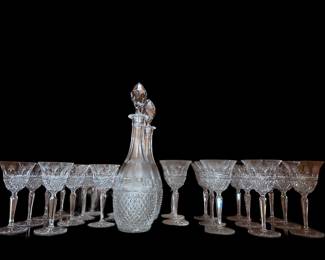 Large antique Crystal collection 