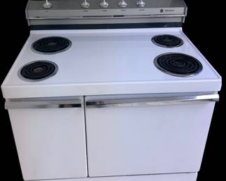 Vintage Westinghouse electric stove with warming drawer. Fully working condition