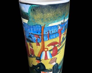 Vintage Japanese art planter