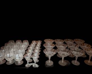 Large antique Crystal collection 