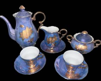 Japanese Lusterware Tea Set