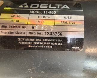 Delta 12" Drill Press Model 11-990